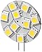 Produktbild Unbekannt led-chip für G4 Sockel mit 10 SMD LEDs fluoreszierende Farbe Tageslicht Weiß LED G4S weiß 10 SMD5050 LED 160LM 12x LED Chip