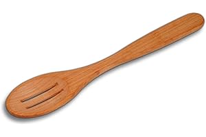 HOFMEISTER HOLZWAREN Cuillère ovale, avec 2 fentes dans la Louche, huilé, cerise