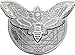 Produktbild Power Coin Deaths Head Hawkmoth Totenkopfschwärmer 2 Oz Silber Münze 1500 Shillings Tanzania 2018