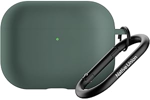 Native Union Active Custodia per AirPods Pro 3 – Silicone Opaco Morbido al Tatto con Clip per Agganciare Ovunque (Verde Ardesia)