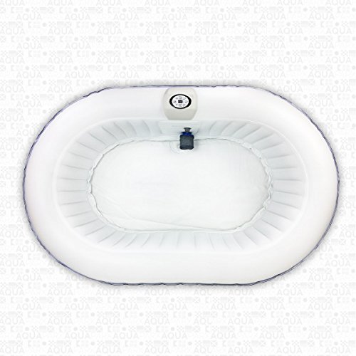 AQUAPARX Whirlpool AP-550SPA *oval 190x120cm* Pool 2Personen Wellness Jacuzzi Spa Whirlpoolzubehör Badewanne 2P Wanne Indoor Outdoor Heizung aufblasbar - 3