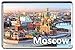 Produktbild CFL G008 Moscow Kühlschrankmagnet Russia Travel Refrigerator Magnet