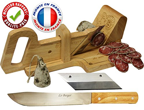 Le Berger La montagnarde Wurstschneider-Guillotine, Ersatzklinge und Brotmesser gratis