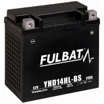 Fulbatt - Batterie moto YHD14HL-BS étanche au Gel 12V / 14Ah spécial Harley