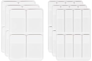 VALICAER 720 PCS Sticky Tabs, Transparent Index Tabs Sticky, Writable Page Tabs Flags Self-Adhesive Reusable Page Markers Tabs Book Tabs Aesthetic for Annotating Books, Reading Page Markers, White (Style 1)