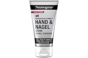 Neutrogena Szybko wchłaniający się krem do rąk, krem nawilżający z gliceryną + witaminą E dla zdrowych dłoni i mocnych paznokci, nawilżający krem do rąk do bardzo suchych rąk, 50 ml