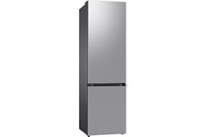 Samsung Kühl-Gefrier-Kombination, Kühlschrank mit Gefrierfach, 203 cm, 390 l Gesamtvolumen, 114 l Gefrierteil, AI Energy Mode, Edelstahl-Look, RL38C600CSA/EG