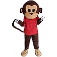 BookMyCostume Monkey Cartoon Mascot Costume For Theme Birthday Party & Events | Adults | Full Size Adults