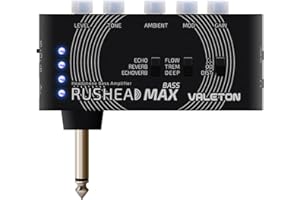 Valeton Rushead Max Ampli Casque pour basse portable de poche USB Plug-in multi-effets Mini Amplificateur AmPlug