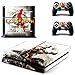 Produktbild Playstation 4 + 2 Controller Aufkleber Schutzfolie Set - God of War (3)/PS4