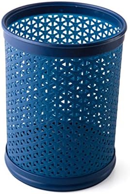 DIY plastic household trash can living room kitchen bathroom trash can without cover, 22x28.5cm,003