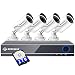 Produktbild DEFEWAY 4-Kanäle-1080N-Überwachungskameras outdoor DVR-Recorder mit 4 x 2000TVL /1080P 30 IR-LEDs 80ft IR-Nachtsicht AHD security system/IP kamera /Sicherheitskamera (1TB HDD)