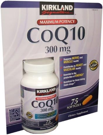 Kirkland Coq10 Coenzyme 300 Mg - 75 Softgels