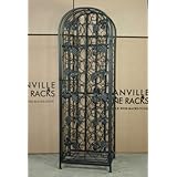 Meuble range bouteilles en fer forgé