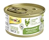 GimCat Katzennassfutter Superfood ShinyCat Duo Hühnchenfilet mit Äpfeln – Hochwertiges Katzenfutter ohne Zuckerzusatz mit hohem Fleischanteil – 24 Dosen (24 x 70g)