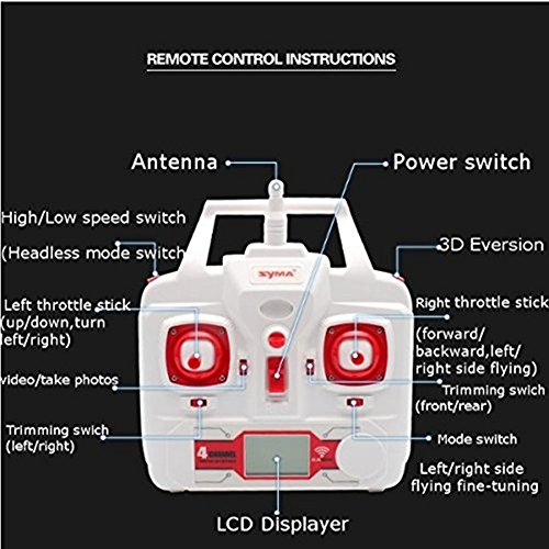 [Fast delivery] StillCool Syma X8G Drone Quadcopter 8MP 1080P HD Camera 6 Axis Gyro RTF X8G 2.4GHz 4CH with 8MP 1080P HD Camera (X8G, Silver)