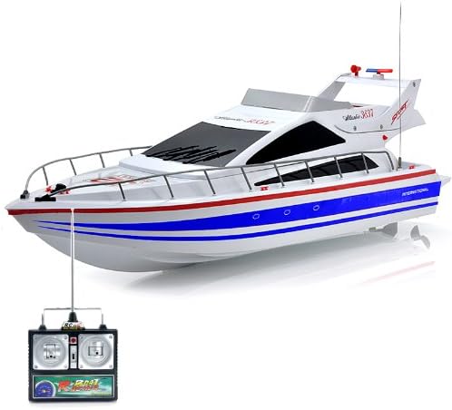 Rc Racing Boat - 40Km/Hour Top Speed, Professional 380 Class Dual Motor