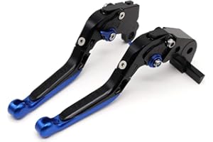 YANG HUA Accessoires de moto CNC pliables et extensibles - Leviers de frein d'embrayage pour Suzuki GSX-R 600 750 1996-2003 GSX-R 1000 2001-2004
