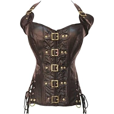 HYFEUOKF Dameskorset, bustier, korset, satijn, veters, korset, casual