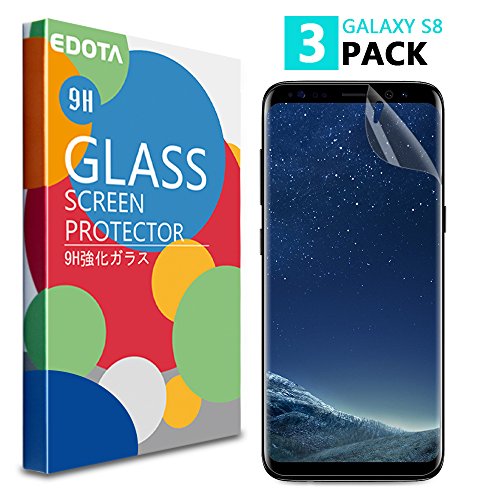 3 PACK Samsung Galaxy S8 Protector de Pantalla Edota Case Friendly Ultra Clear Not Glass TPU Film Full Covered Front Protector de pantalla Samsung Galaxy S8 reviews 3 PACK Samsung Galaxy S8 Protector de Pantalla Edota Case Friendly Ultra Clear Not Glass TPU Film Full Covered Front Protector de pantalla Samsung Galaxy S8