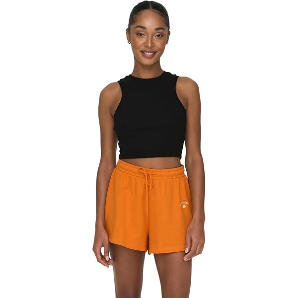 ONLY Women's Onlemma Stripe S/S JRS Cropped top with O-Neck