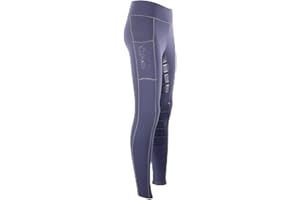 AK RIDING SPORTS AK Wintex Collants/Leggings/Culottes d'équitation d'hiver Taille Haute avec poignée en Silicone AKRS-6054