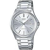 edelstahl uhr Uhrwerk: Quarz Casio Herren Analog Quarz mit Edelstahl Armbanduhr MTP1183PA7A