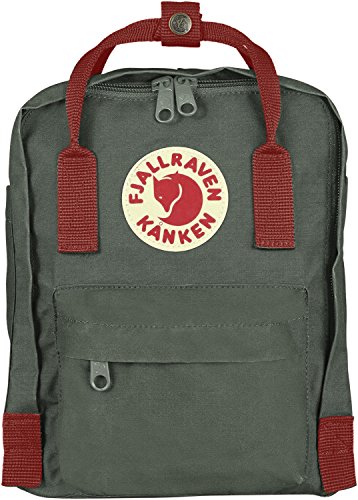 Fjällräven Kånken Mini Mochila de Senderismo Unisex Adulto, Multicolor (Forest Green/Ox Red), 7 l (29 x 20 x 13 cm)