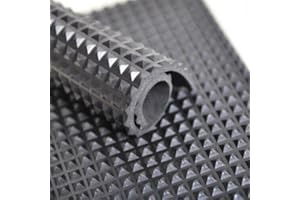 SHIELD AUTOCARE HEAVY DUTY RUBBER FLOOR MATTING SAFETY PYRAMID STYLE ANTI SLIP 1.2 WIDE x 3mm COMMERCIAL GARAGE OUTDOOR INDOOR (3m x 1.2m Pyramid)