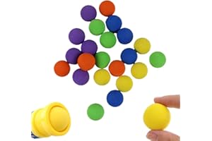 BTSEURY 100 stücke Spiel Nachfüllkugeln Weiche Schaumbälle, Power Popper Gun Spielzeug Spiel Nachfüllkugeln Weiche Schaumkugeln Nachfülls Im Freien Sport Ball Spielzeug