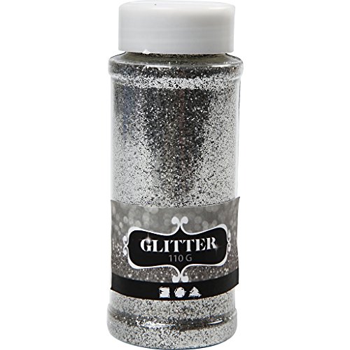 Glitter, silber, 110g