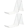 iplusmile 2pcs Clear Acrylic Shoe Store Display Stands Rack Holder Sandal Display Stands Shoe Support