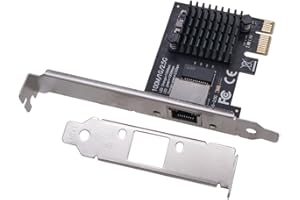 Micvtve 100/1000M/2.5G RJ45 Network Adapter Wired Network Card RJ45 RTL8125BG Chipset PCIe PCI Express Network Lan Card