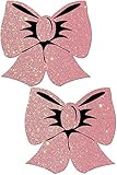 Pastease® Damen Glitzer Baby rosa Schleife Nippel Pasties