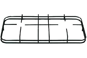 IL CAMPO 8033266102005 ************ NAR DI GRIGLIA PER CUCINA A GAS 2 FUOCHI SMALTATA NERA CM 45,4 X 24,5NO ORIGINALE P 3653