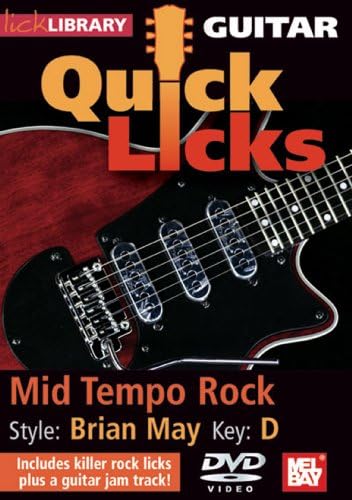 Lick Library: Quick Licks For Guitar Brian May Mid Tempo Rock (DVD)