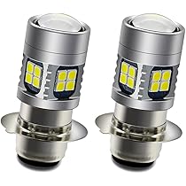 Lampadina LED P45T Per Faro Moto - Super Bright 66SMD, 10-30V, 6000K Bianco - Foto 4