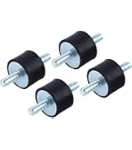 Supports Anti-Vibration Caoutchouc M6 - Lot De 4 - Pour Compresseur/Pompe