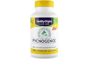 ‎HEALTHY ORIGINS Healthy Origins, Pycnogenol, 120 vegane Kapseln, 150mg Pycnogenol je Dosis, Glutenfrei, Sojafrei, GMO frei, Geschmacksneutral
