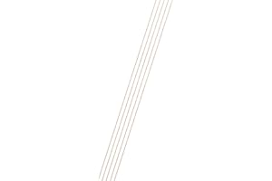 M METERXITY 5-Pack Copper Round Rod 0.8mm Dia. 9.84 Inch Length T2 Stock Solid Rod Lathe Bar for Metal Crafts DIY/Gardening/Industry/Decoration Pure Copper Tube