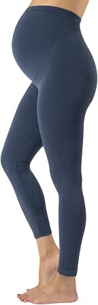 CALZITALY Leggings Premaman, Leggings Coprenti Elasticizzati, Leggings  senza Cuciture, Pantaloni Gravidanza Confortevoli, Nero, Blu Jeans, S, M,  L, XL, Made in Italy : Amazon.it: Abbigliamento