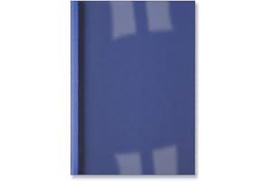 GBC LinenWeave Thermal Binding Covers, 1.5mm, 15 Sheet Capacity, A4, Blue, Pack of 100, IB386602