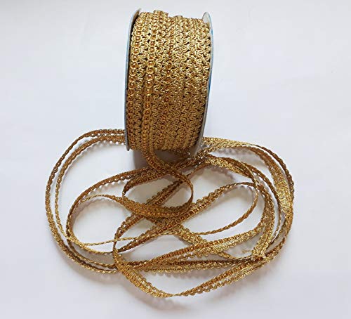 Buy Trendz Handpicked Fashion Fabric Lace Golden Color 18 Metres For Sarees Borders Dresses Arts And Crafts Fashion Designing Sewing Boutique Tailoring Etc Online At Low Prices In India Trendz Handpicked