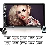 autoradio mit navi test doppel din 🚗【Autoradio mit 7 Zoll HD Touchscreen】- Universal Doppel DIN Größe ( 177*100*74mm) verfügt über 7 Zoll 800*480 HD Digital LCD Touch Screen, kann einfach Ein-Finger bedienen. 7 color button back light, Sie können die Hintergrundfarbe auswählen, die Sie möchten.