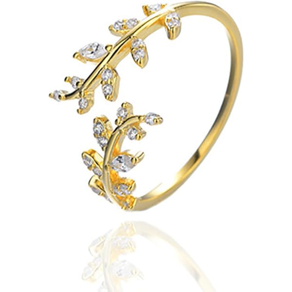 GISMONDI ANELLO A FORMA DI FOGLIA CON DIAMANTI - Asta Gioielli - Associazione Nazionale - Case d