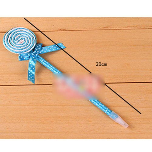 Lollipop Kugelschreiber Kurios Kinder Spielzeug Süße Schule Briefpapier Gife (Packung mit 5: zufällige Farbe) - 2