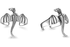 HUKKUN Sterling Silver Cuff Earrings Vintage Filigree Earrings Cuff for Women