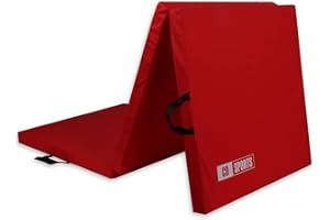 Calma Dragon 85620 Stuoia da Ginnastica Stuoia di Protezione Impermeabile in Schiuma PU PU in 3 Pannelli Pieghevoli Spessore 5 Cm