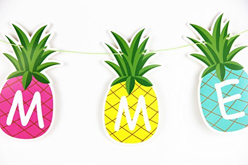 Ananas Girlande SUMMER Buchstaben Banner Sommerparty Dekoration von SUNBEAUTY - 3