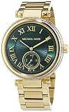 Michael Kors Damen-Armbanduhr Analog Quarz Edelstahl beschichtet MK6065